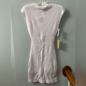 Wilfred Free Aritzia Tencel Soft Lavender Mini Dress NWT